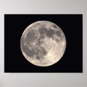 Vollmond-Poster Poster (Vorne)