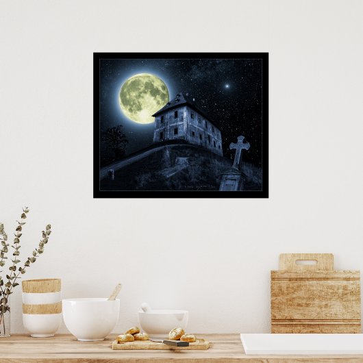 Vollmond-Poster Poster (Küche)