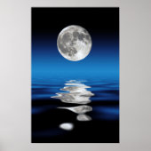 Vollmond-Poster Poster (Vorne)