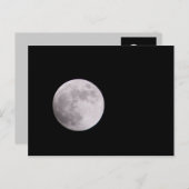 Vollmond Postkarte (Vorne/Hinten)