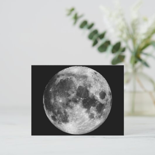 Vollmond Postkarte (Stehend Vorderseite)