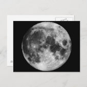 Vollmond Postkarte (Vorne/Hinten)
