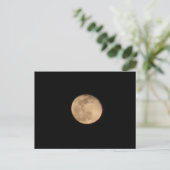 Vollmond Postkarte (Stehend Vorderseite)