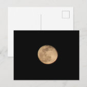 Vollmond Postkarte (Vorne/Hinten)