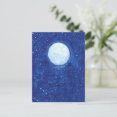 Vollmond Postkarte (Stehend Vorderseite)