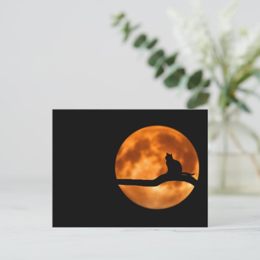 Vollmond Postkarte (Stehend Vorderseite)