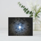 Vollmond Postkarte (Stehend Vorderseite)
