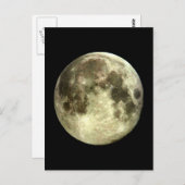 Vollmond Postkarte (Vorne/Hinten)