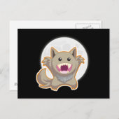 Vollmond Postkarte (Vorne/Hinten)