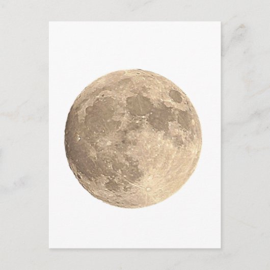 Vollmond Postkarte (Vorderseite)