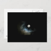 Vollmond Postkarte (Vorne/Hinten)
