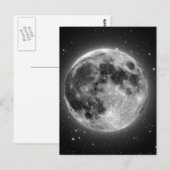 Vollmond Postkarte (Vorne/Hinten)