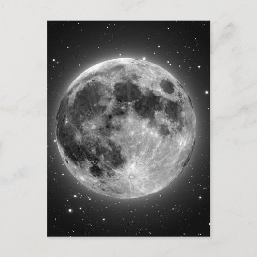 Vollmond Postkarte (Vorderseite)