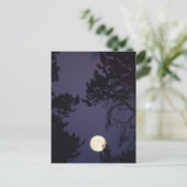 Vollmond Postkarte (Stehend Vorderseite)