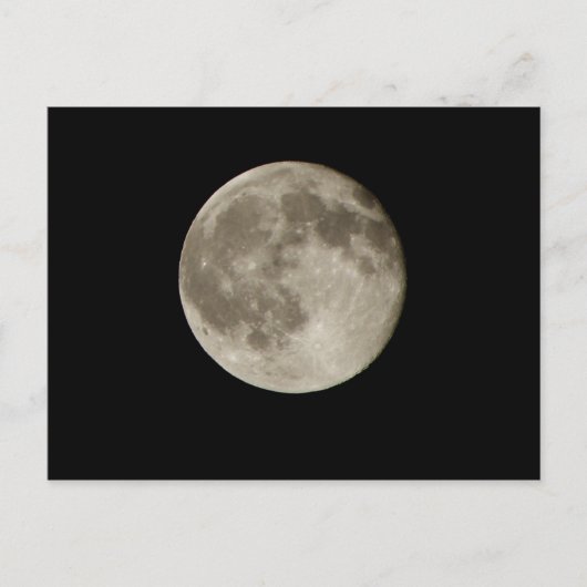 Vollmond Postkarte (Vorderseite)