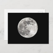 Vollmond Postkarte (Vorne/Hinten)