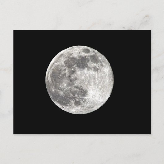Vollmond Postkarte (Vorderseite)