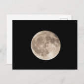 Vollmond Postkarte (Vorne/Hinten)