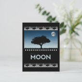 Vollmond Postkarte (Stehend Vorderseite)