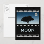 Vollmond Postkarte (Vorne/Hinten)