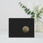 Vollmond-Postkarte Postkarte (Stehend Vorderseite)