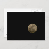 Vollmond-Postkarte Postkarte (Vorne/Hinten)