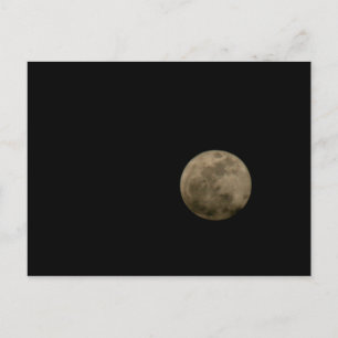 Vollmond-Postkarte Postkarte