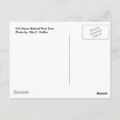 Vollmond-Postkarte Postkarte (Rückseite)