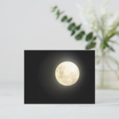 Vollmond-Postkarte Postkarte (Stehend Vorderseite)