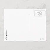 Vollmond-Postkarte Postkarte (Rückseite)