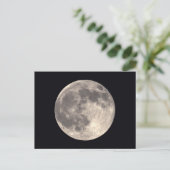 Vollmond-Postkarte Postkarte (Stehend Vorderseite)