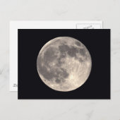 Vollmond-Postkarte Postkarte (Vorne/Hinten)