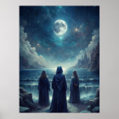 Vollmond Priestesses Tasse - Lunar Witchy Vibes Poster (Vorne)
