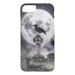 Vollmond Raven Celtic Cross iPhone Case