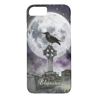 Vollmond Raven Celtic Cross iPhone Case