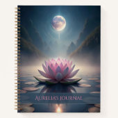 Vollmond Reflektion - Mondhexe spirituell Notizblock (Vorderseite)