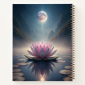 Vollmond Reflektion - Mondhexe spirituell Notizblock (Rückseite)