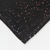 Vollmond & Regenbogenschmetterlinge Süße Träume Fleecedecke (Ecke)