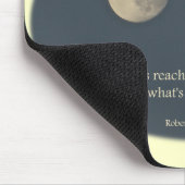 Vollmond Robert Browning Zitat Mousepad (Ecke)