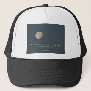 Vollmond Robert Browning Zitat Truckerkappe
