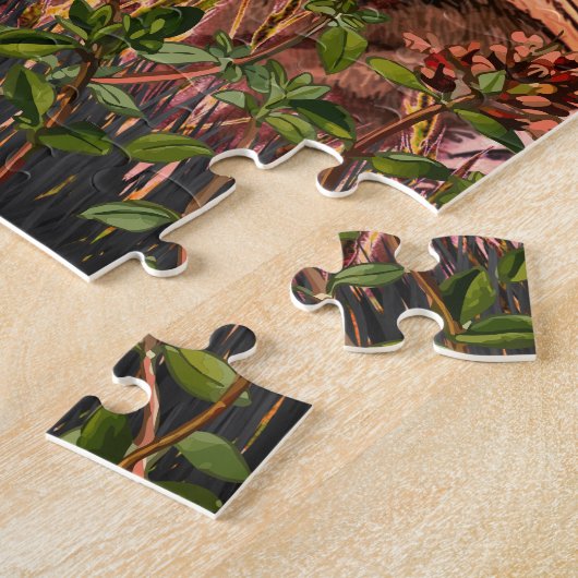 Vollmond Romance - 1,04 Stück Tiger Puzzle (Seite)