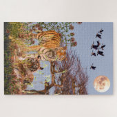 Vollmond Romance - 1,04 Stück Tiger Puzzle (Horizontal)