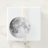 Vollmond-Round-Geschenketiketten Geschenkanhänger (Beispiel)