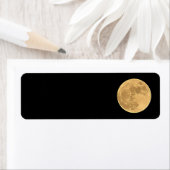 Vollmond-Rücksendeadressen-Aufkleber (Insitu)