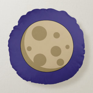 Vollmond Rundes Kissen
