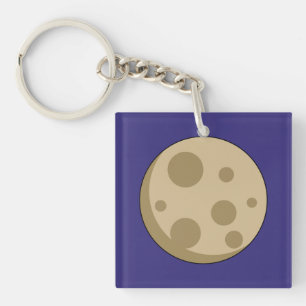 Vollmond Schlüsselanhänger