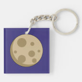 Vollmond Schlüsselanhänger (Rückseite)