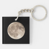 Vollmond Schlüsselanhänger (Rückseite)