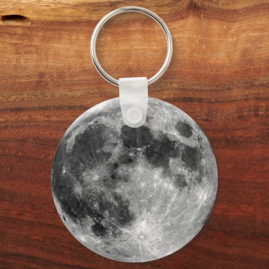 Vollmond Schlüsselanhänger (Vorderseite)