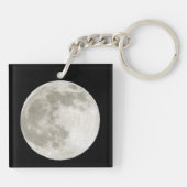Vollmond Schlüsselanhänger (Rückseite)